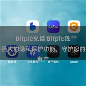 Bitpie兑换 Bitpie钱包：强大的隐私保护功能，守护您的资产