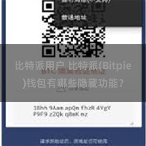 比特派用户 比特派(Bitpie)钱包有哪些隐藏功能？