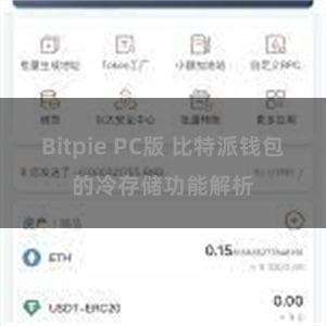 Bitpie PC版 比特派钱包的冷存储功能解析